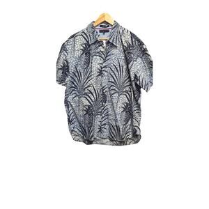 Tommy Hilfiger Men's Hawaiian Button Down Shirt Size XL